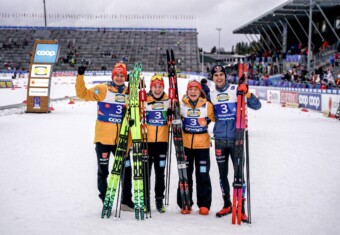 Julian Schmid (GER), Jenny Nowak (GER), Nathalie Armbruster (GER), Vinzenz Geiger (GER), (l-r)