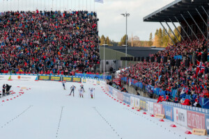 Johannes Lamparter (AUT), Vinzenz Geiger (GER), Jens Luraas Oftebro (NOR), Julian Schmid (GER), Jarl Magnus Riiber (NOR), (l-r)