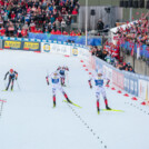 Johannes Lamparter (AUT), Vinzenz Geiger (GER), Jens Luraas Oftebro (NOR), Julian Schmid (GER), Jarl Magnus Riiber (NOR), (l-r)