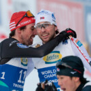 Johannes Rydzek (GER), Jarl Magnus Riiber (NOR), (l-r)