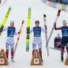 Ida Marie Hagen (NOR), Gyda Westvold Hansen (NOR), Lisa Hirner (AUT), (l-r)