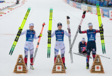 Ida Marie Hagen (NOR), Gyda Westvold Hansen (NOR), Lisa Hirner (AUT), (l-r)