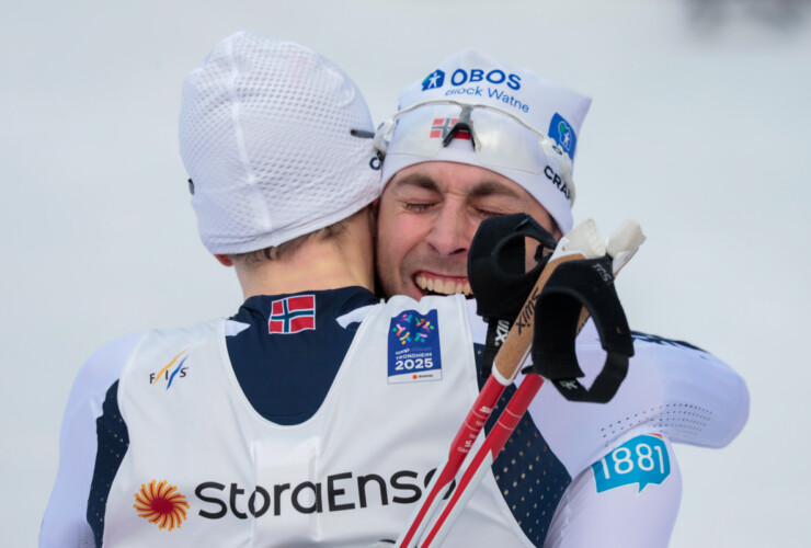 Joergen Graabak (NOR), Jarl Magnus Riiber (NOR), (l-r)