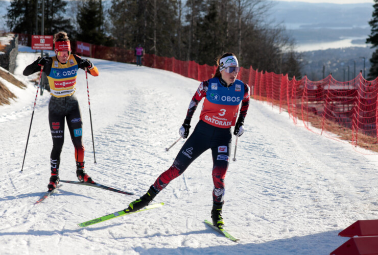 Nathalie Armbruster (GER), Lisa Hirner (AUT), (l-r)