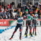 Die Verfolger: Franz-Josef Rehrl (AUT), Wendelin Thannheimer (GER), Terence Weber (GER), (l-r)