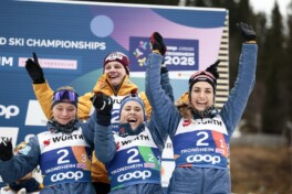 Interview mit Pia Fink, Katharina Hennig, Helen Hoffmann und Victoria Carl nach Bronze bei der WM 2025