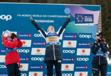 Ida Marie Hagen (NOR), Gyda Westvold Hansen (NOR), Lisa Hirner (AUT), (l-r)