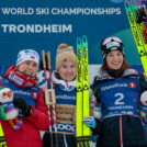 Ida Marie Hagen (NOR), Gyda Westvold Hansen (NOR), Lisa Hirner (AUT), (l-r)