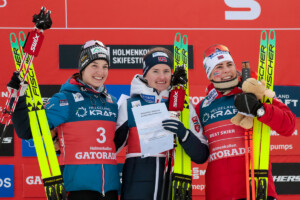 Lisa Hirner (AUT), Gyda Westvold Hansen (NOR), Ida Marie Hagen (NOR), (l-r)