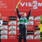 Das Podium des Tages: Ilkka Herola (FIN), Johannes Lamparter (AUT), Julian Schmid (GER), (l-r)