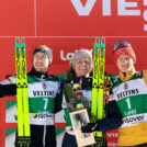 Das Podium des Tages: Ilkka Herola (FIN), Johannes Lamparter (AUT), Julian Schmid (GER), (l-r)